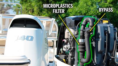 Filtro microplásticos para motores fueraborda